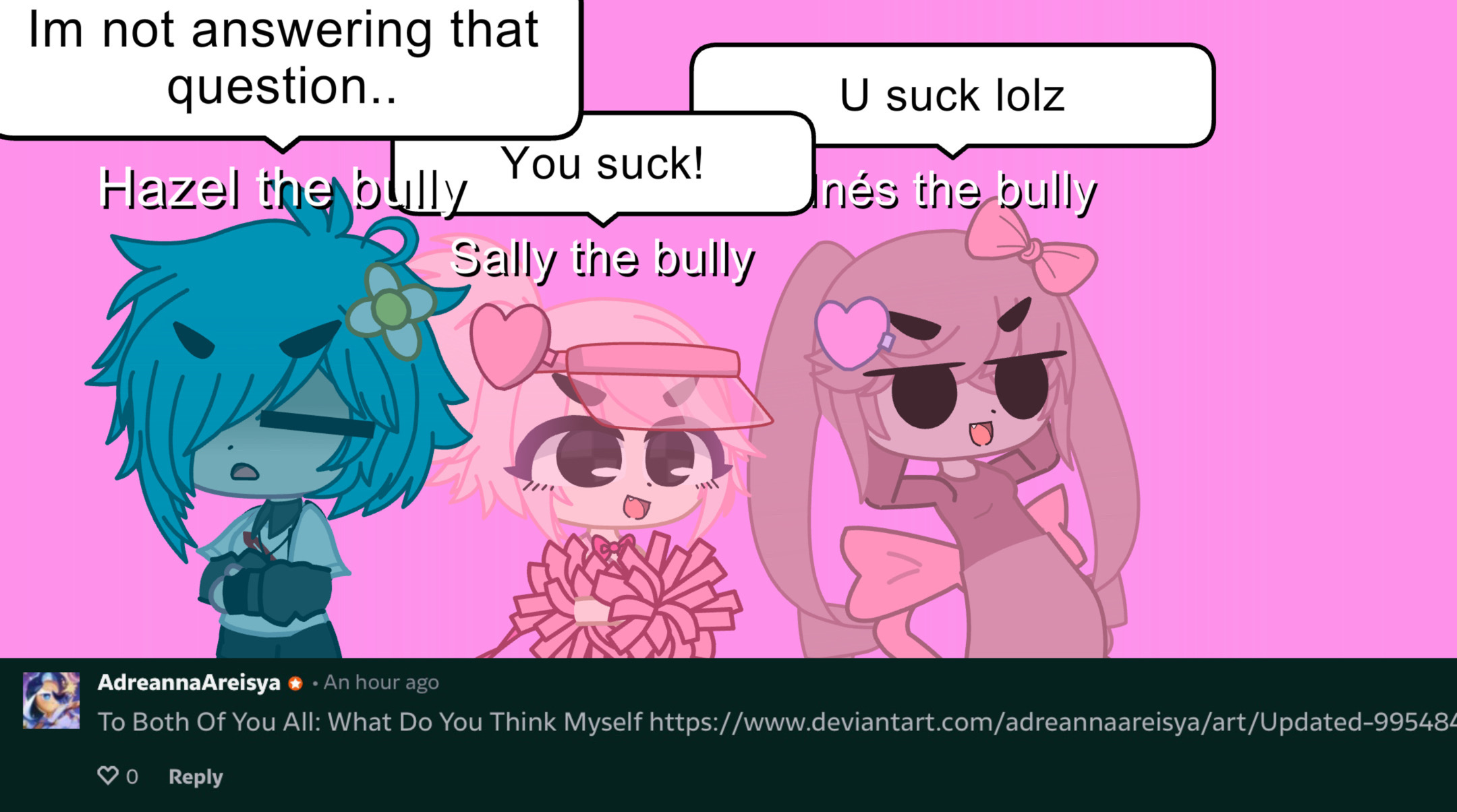 Deviantart Being Rude How rude! by C4m3l14dr4ws on DeviantArt
