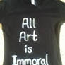 All Art is Immoral