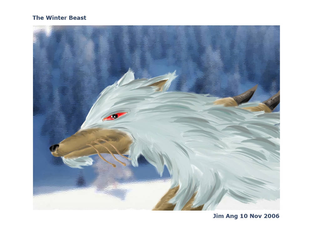 the winter beast by jimbbq on DeviantArt