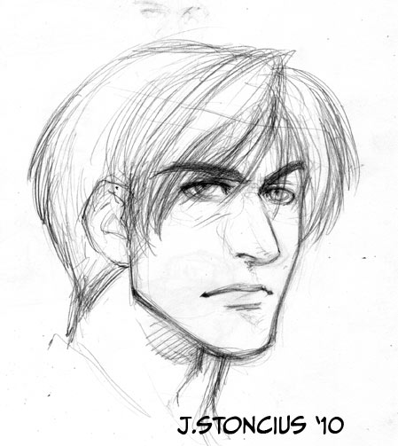 Finland face sketch - Hetalia