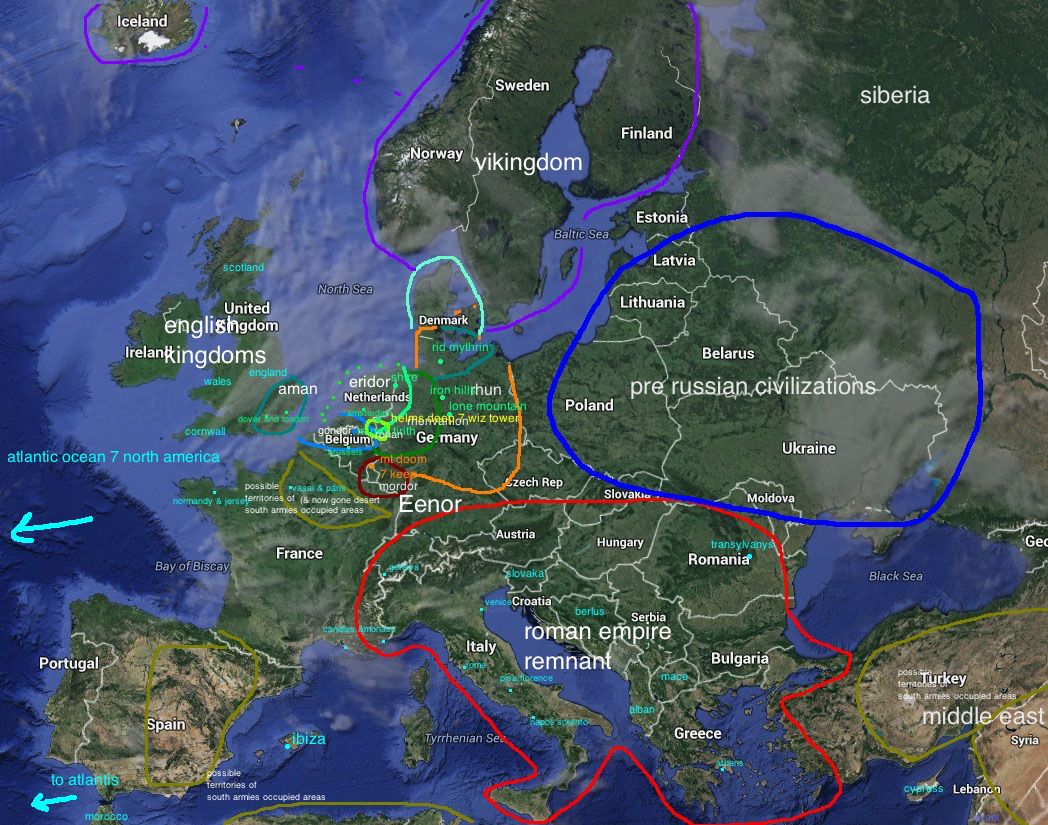 europe google earth middle by