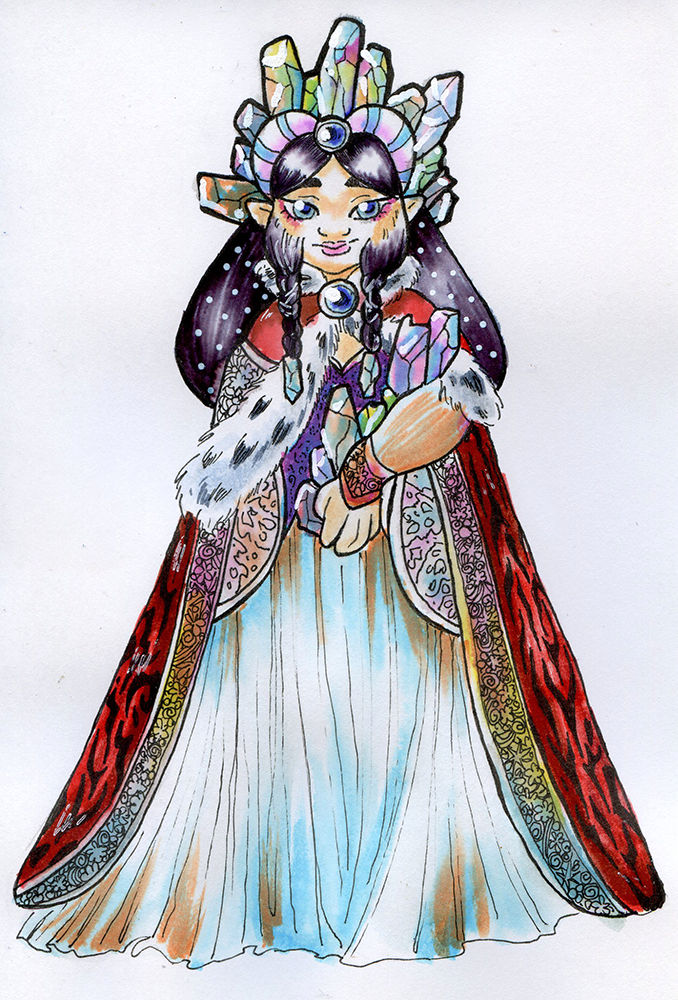 Drawf Princess Dwarf princess of treasure by Enfant-des-Reves on DeviantArt