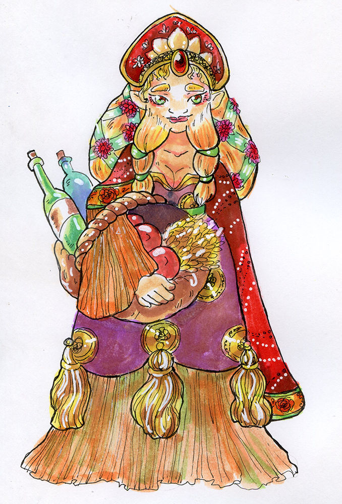 Drawf Princess Dwarf princess of harvest by Enfant-des-Reves on DeviantArt