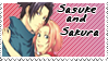 Stamp:Sasuke and Sakura by Sango-chan098