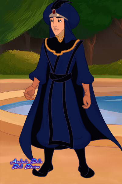 Mozenrath dressed for the Harvest Festival