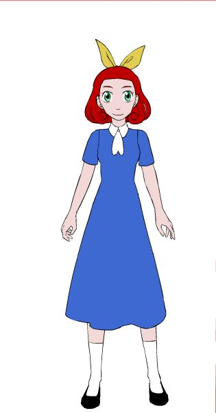 madeline cartoon blue dress Madeline Blue Dress