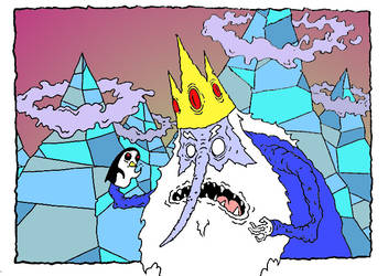 Ice King with Gunther handpuppet