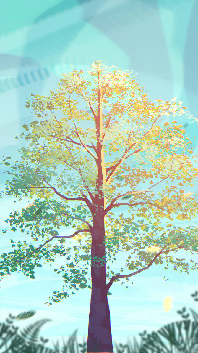 Bright Tree Sample Bright Tree by ReedDrawsOnDA on DeviantArt