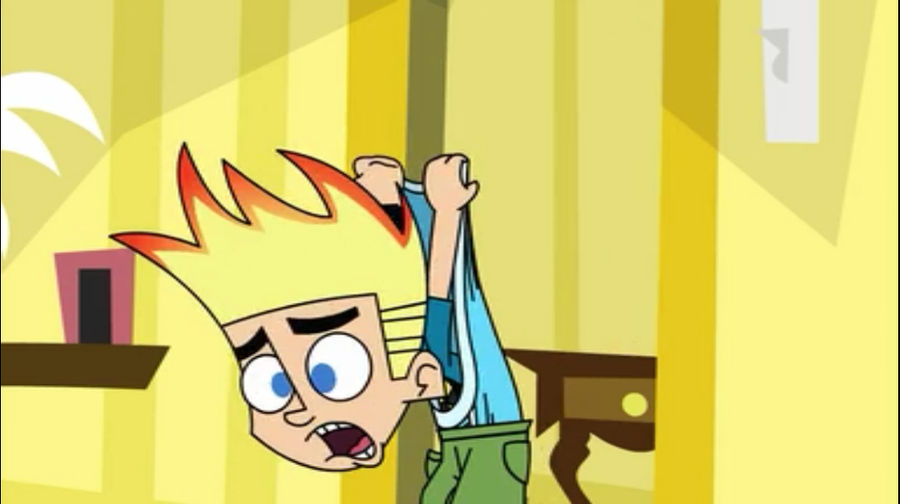 Johnny Test self wedgie by DieIllusiveMan on DeviantArt