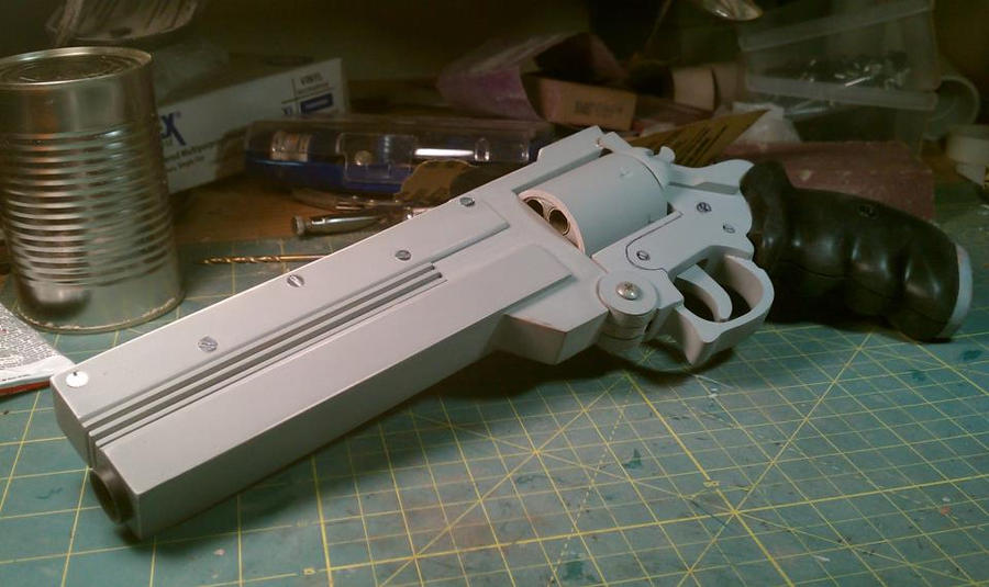 Vash's longcolt .45 revolver replica from Trigun by weaselhammer on ...