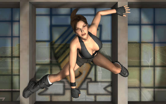Lara Croft, pose Tifa AC