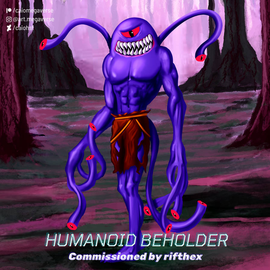 Human Beholder Humanoid Beholder by CaioHSF on DeviantArt