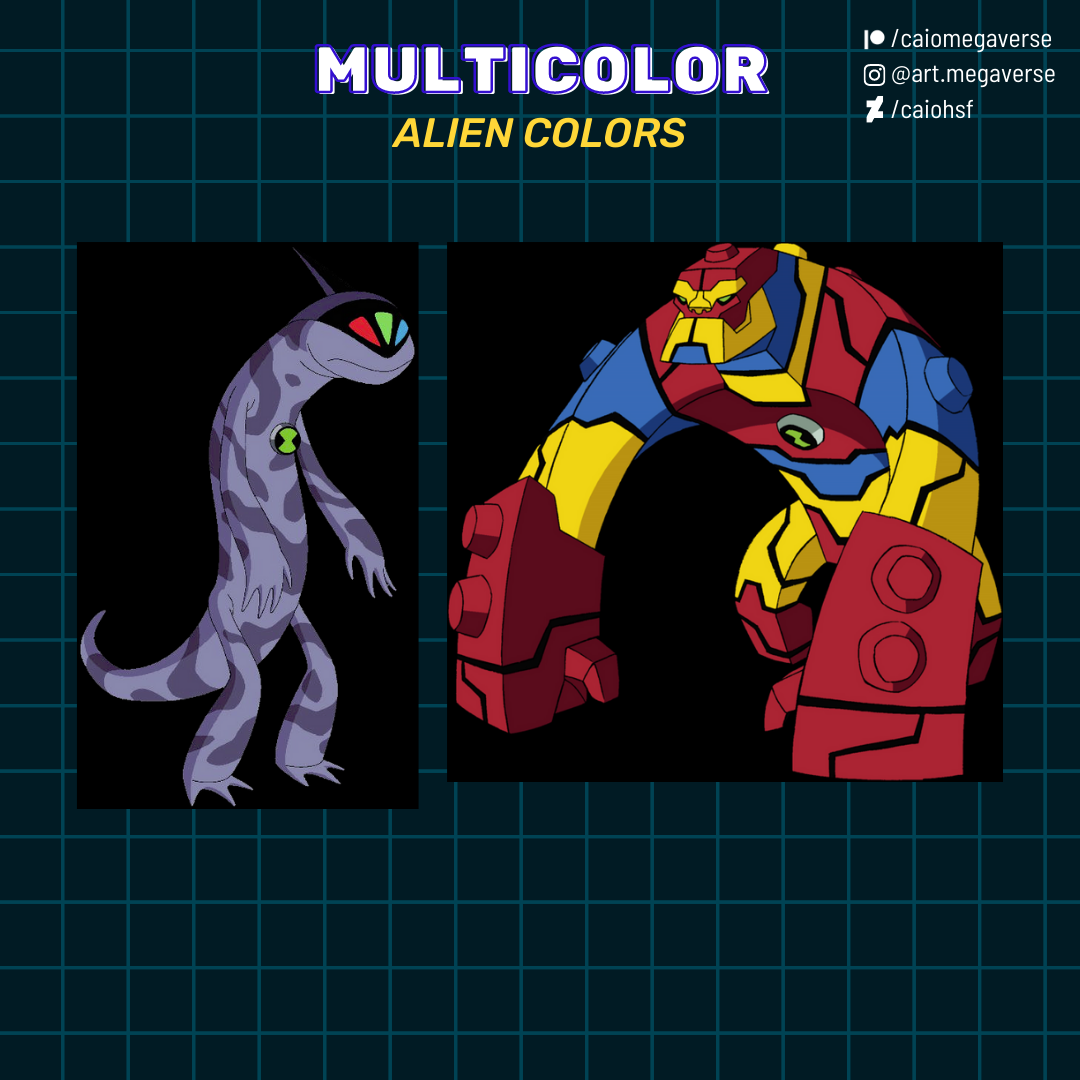 Alien Color Combination Multicolor - Alien Colors by CaioHSF on DeviantArt
