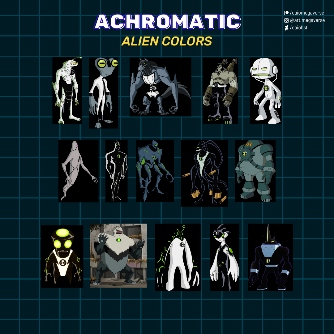 Alien Color Combination Achromatic - Alien Colors by CaioHSF on DeviantArt
