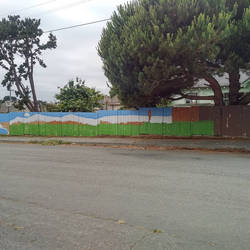 Fence Mural WIP 7-8-2018