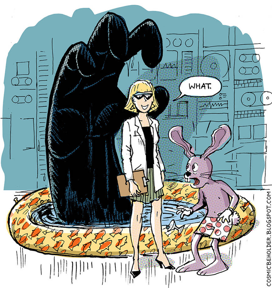 Professor Terry Rabbits Prof Madison and Rodney Rabbit by TheCosmicBeholder on DeviantArt