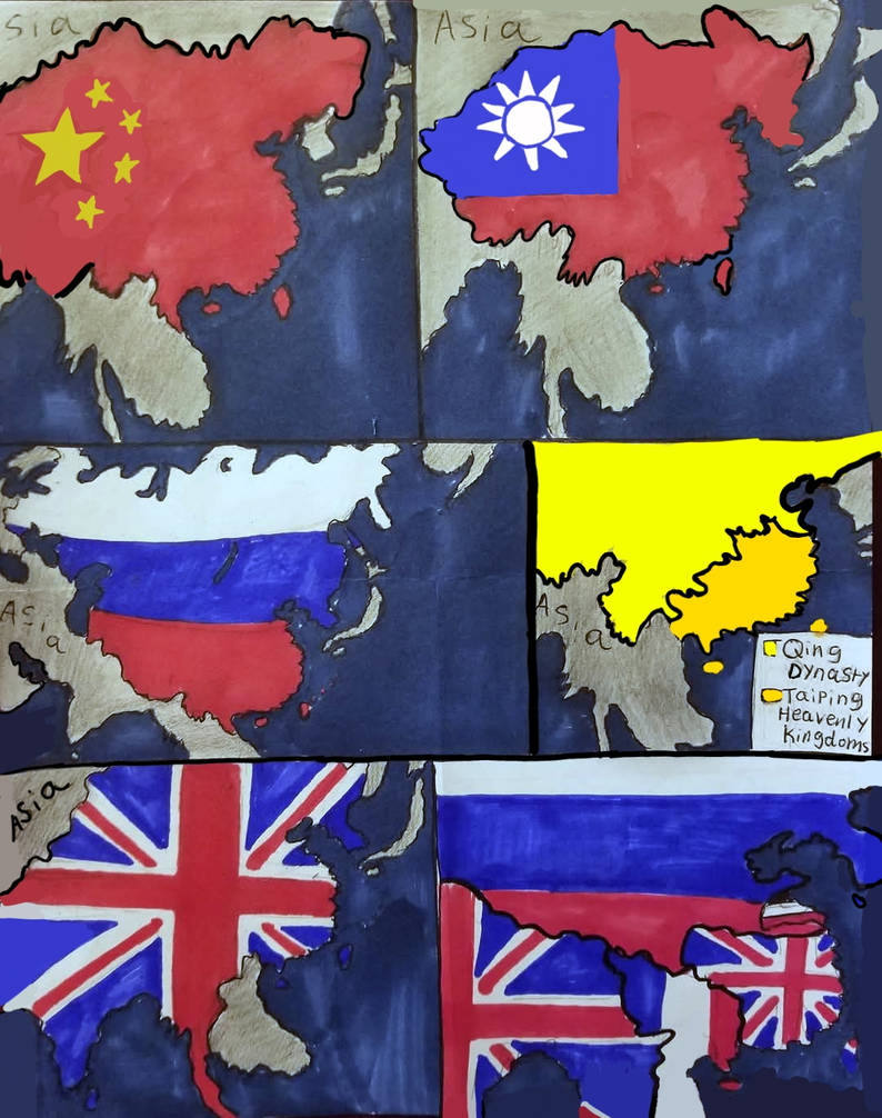 Deviantart China Map Alternate Scenarios - China part 2 by Leothelion01 on DeviantArt