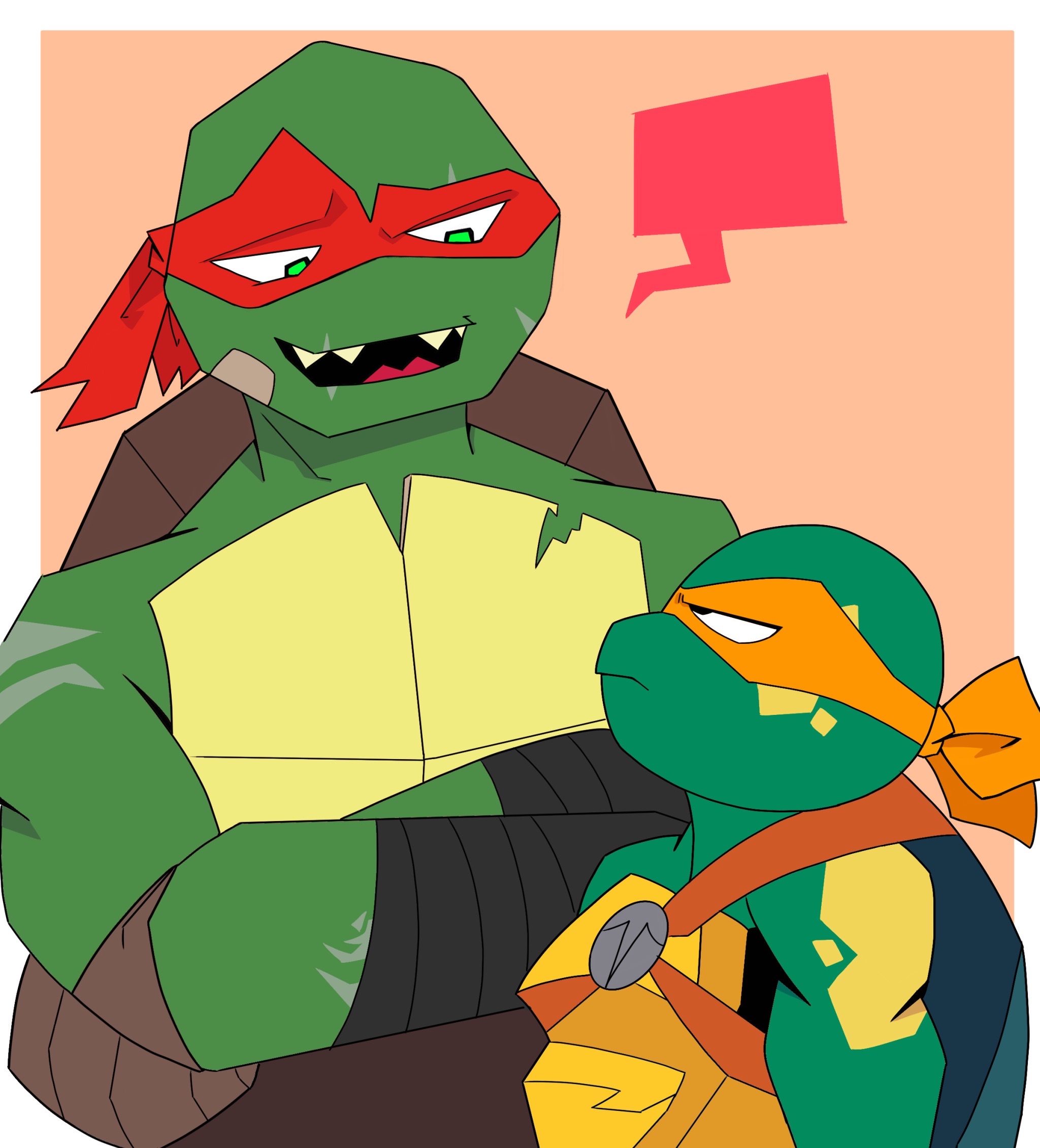 How Old Is Rise Raph 12 Raph and Rise Mikey Fanart! by dysfunctional-doodle on DeviantArt