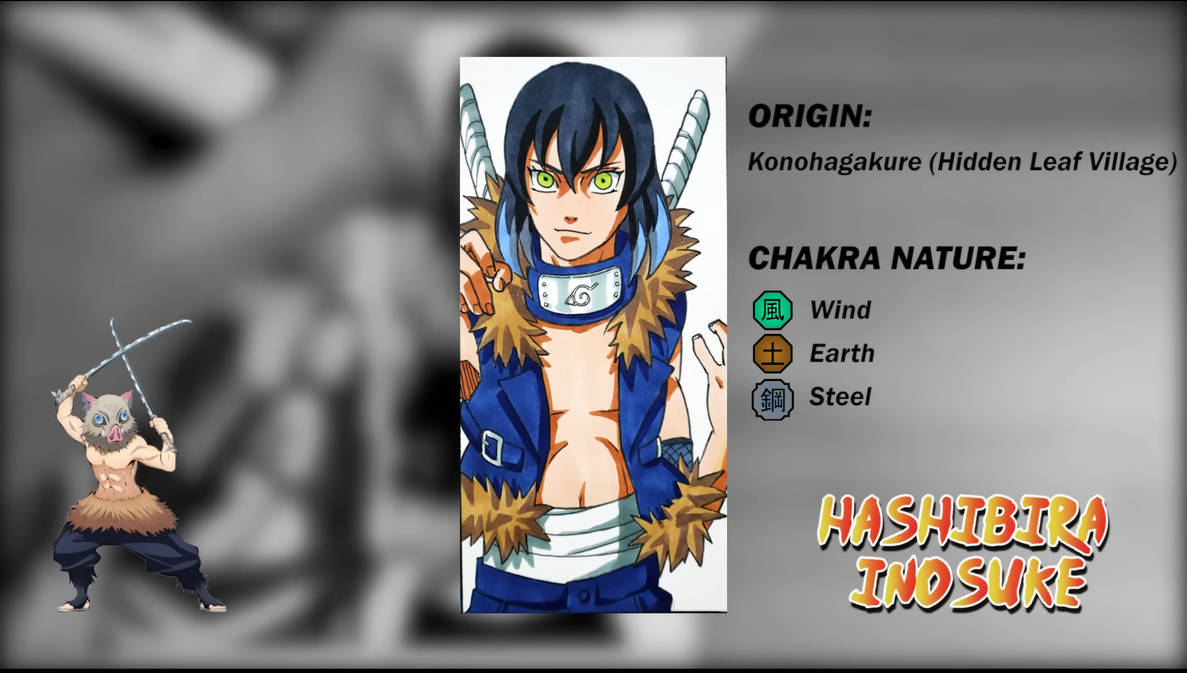 Inosuke as a Shinobi by KHallid07 on DeviantArt