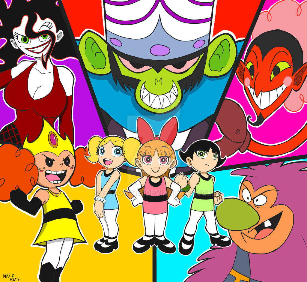 Powerpuff Girls And Villains By NazoArts On DeviantArt powerpuff-girls-and-villains-by-nazoarts-on-deviantart