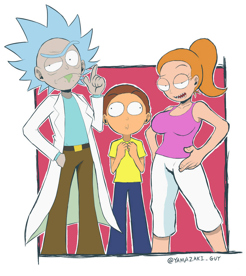 Rick Morty And Summer By NazoArts On DeviantArt rick-morty-and-summer-by-nazoarts-on-deviantart
