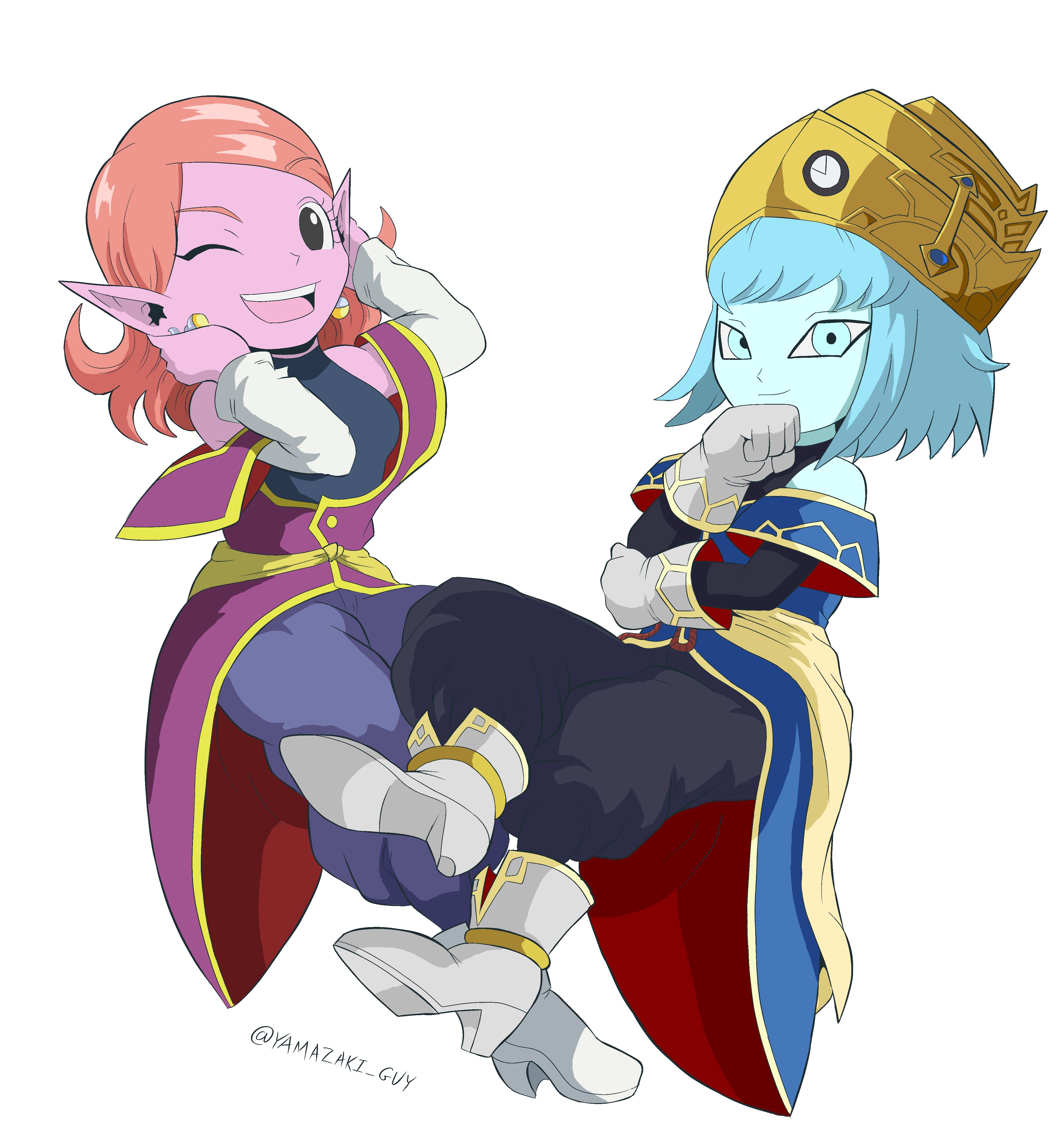 Chronoa And Aeos By NazoArts On DeviantArt chronoa-and-aeos-by-nazoarts-on-deviantart