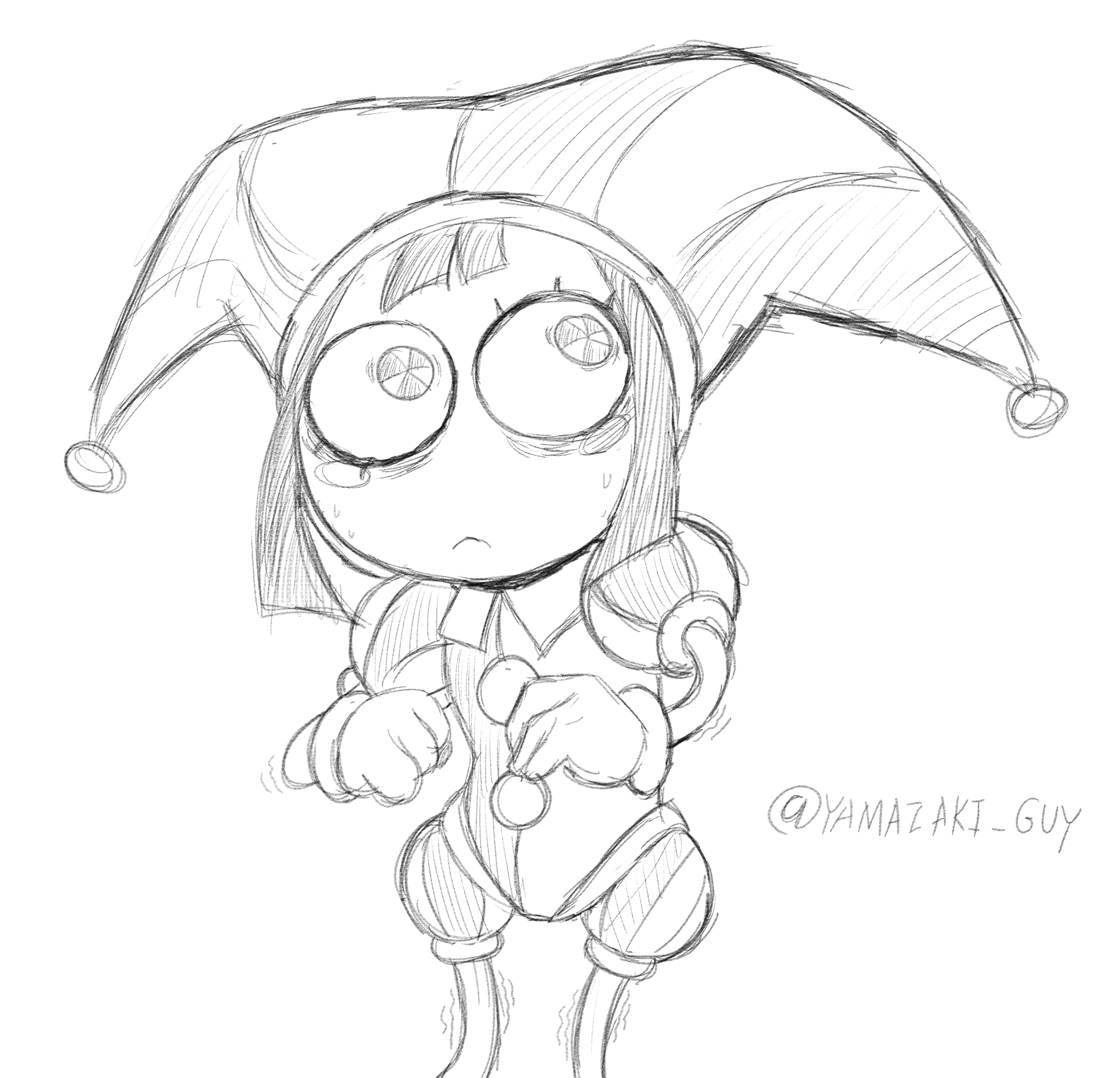 Pomni Sketch By NazoArts On DeviantArt pomni-sketch-by-nazoarts-on-deviantart