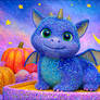 Pumpkin Sparkle Dragon (with video GIF)