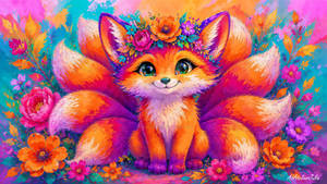 Little Autumn Kitsune