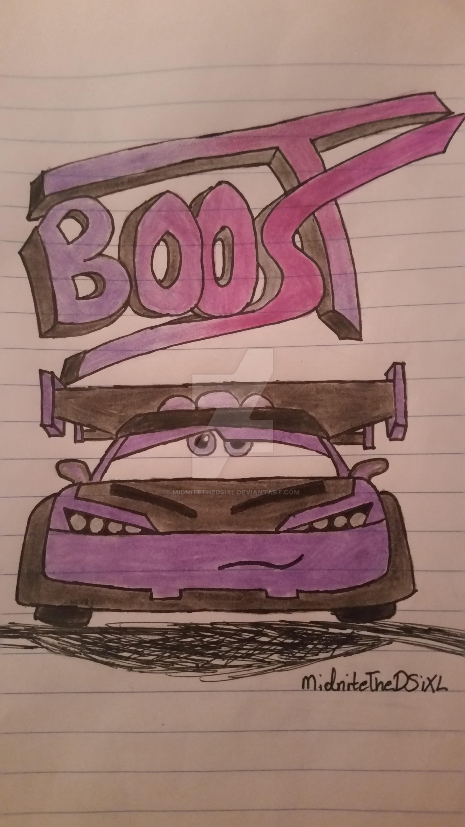 Cars Boost Deviantart Boost by MidniteTheDSiXL on DeviantArt