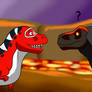 Gomusaurus Rex And A T Rex