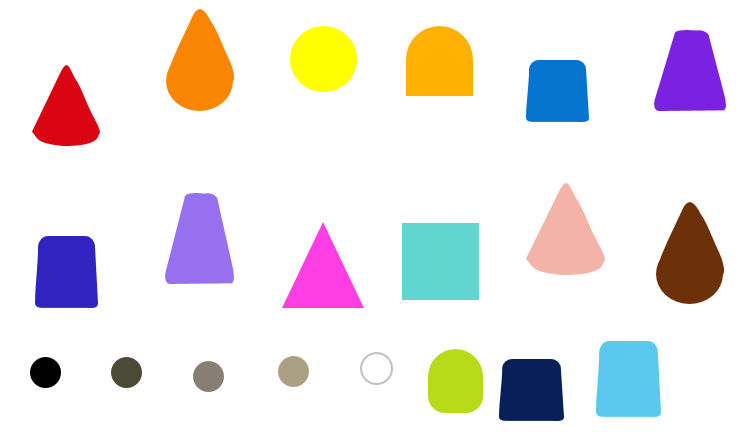 Colourblock Shapes by Ar1232 on DeviantArt