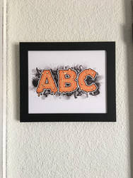 ABC graff letters