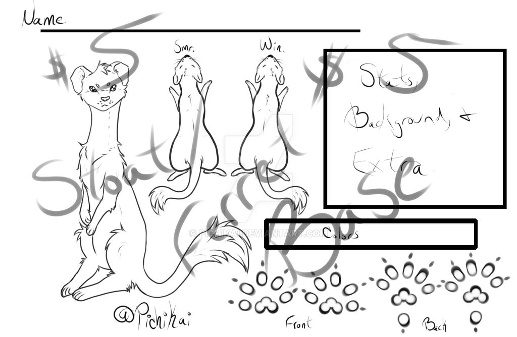 StoatBase by PichiKai on DeviantArt