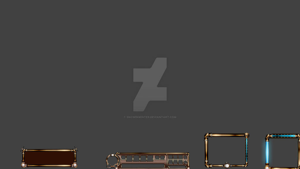 Animated SteamPunk Stream Overlay