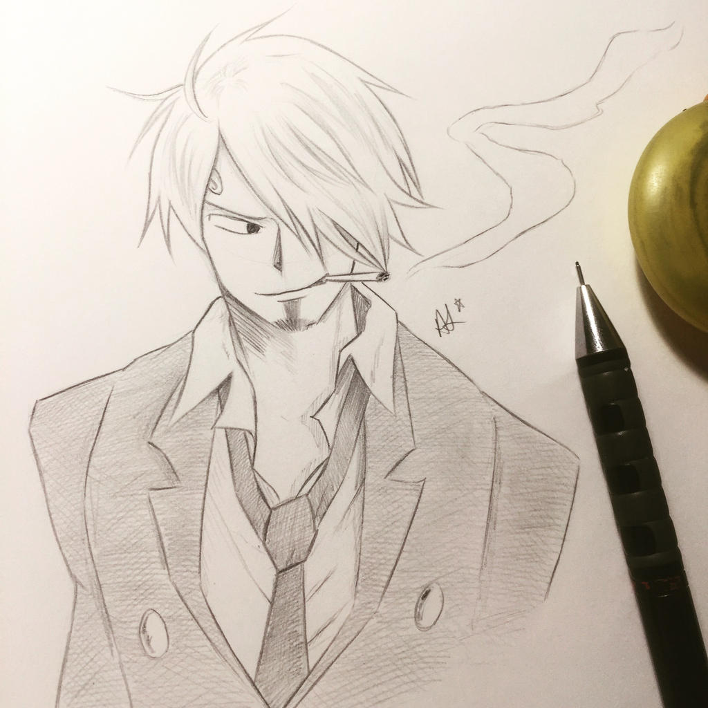 Sanji One Piece Sketch By Littlewordsart On Deviantart Sanji One Piece Sketch By Littlewordsart On Deviantart