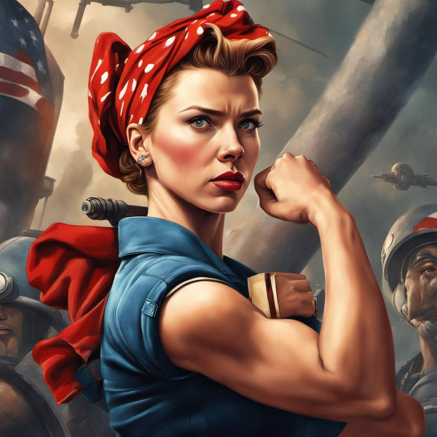 Robin The Riveter Rosie the Riveter by rajumx on DeviantArt
