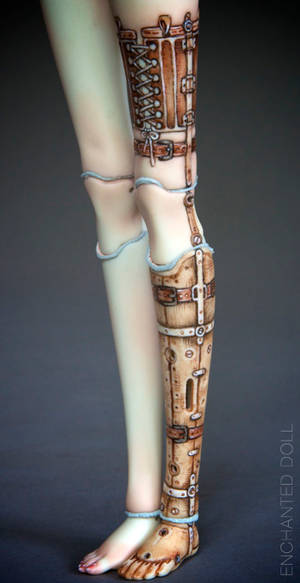 Prosthetic Doll Leg