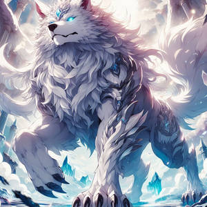 Le puissant Fenrir blanc