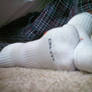 White Nike Socks