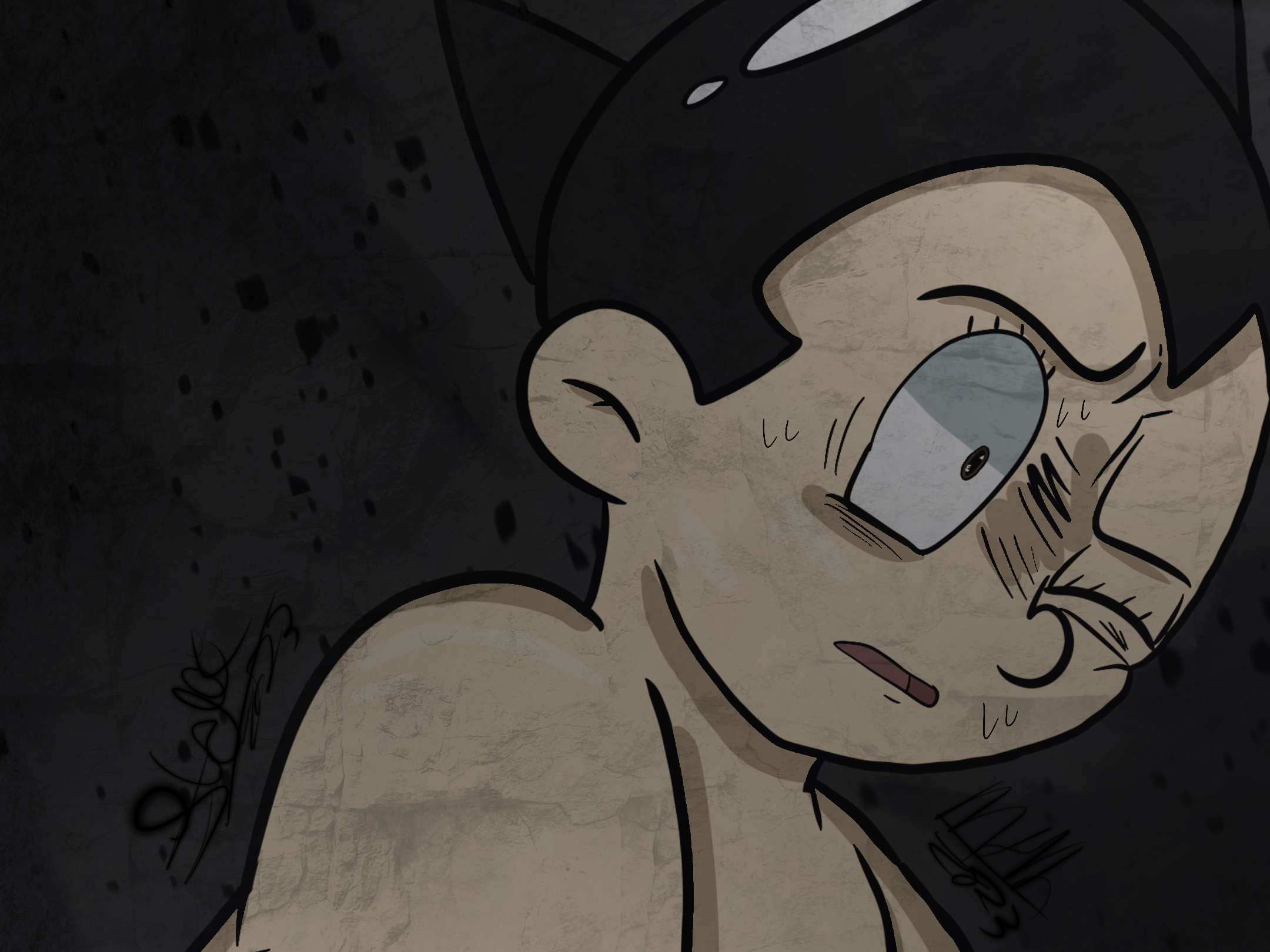 Character Scared Random Deviantart Scared by MegaThunderMaster on DeviantArt