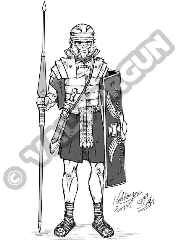 Legion Rome Drawing Legionary Roman Empire-sketch by Valtorgun-le-Grand on DeviantArt