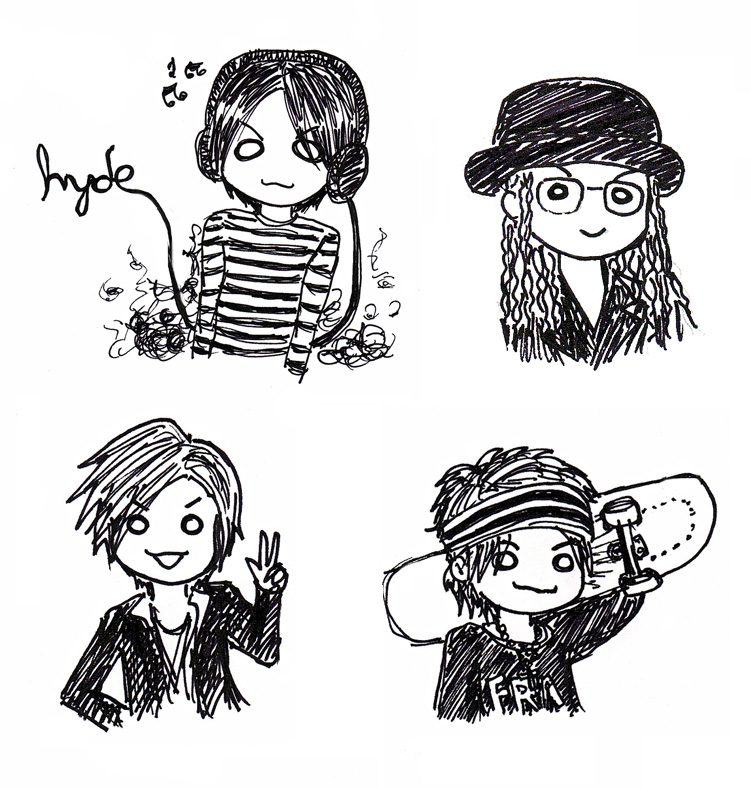 Hyde Yasu And Kaz By Saku Chan 666 On Deviantart