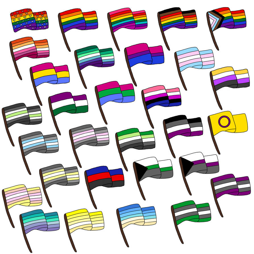 Deviantart Background Pride Flags Pride Flags by TippiMarie on DeviantArt