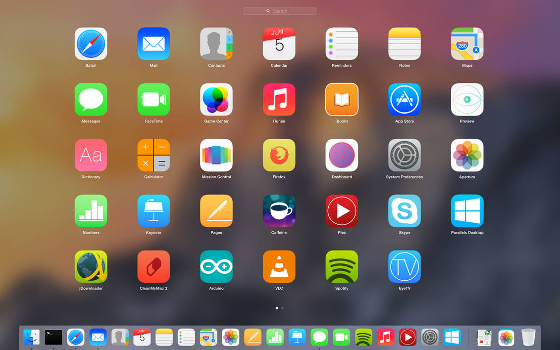 Mac OS X Yosemite iOS 7 Style by PowerOfG5 on DeviantArt