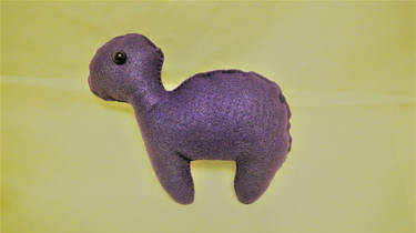 Purple Dinosaur plush