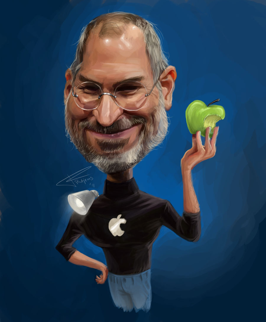 Steve Jobs by TomRutjens on DeviantArt