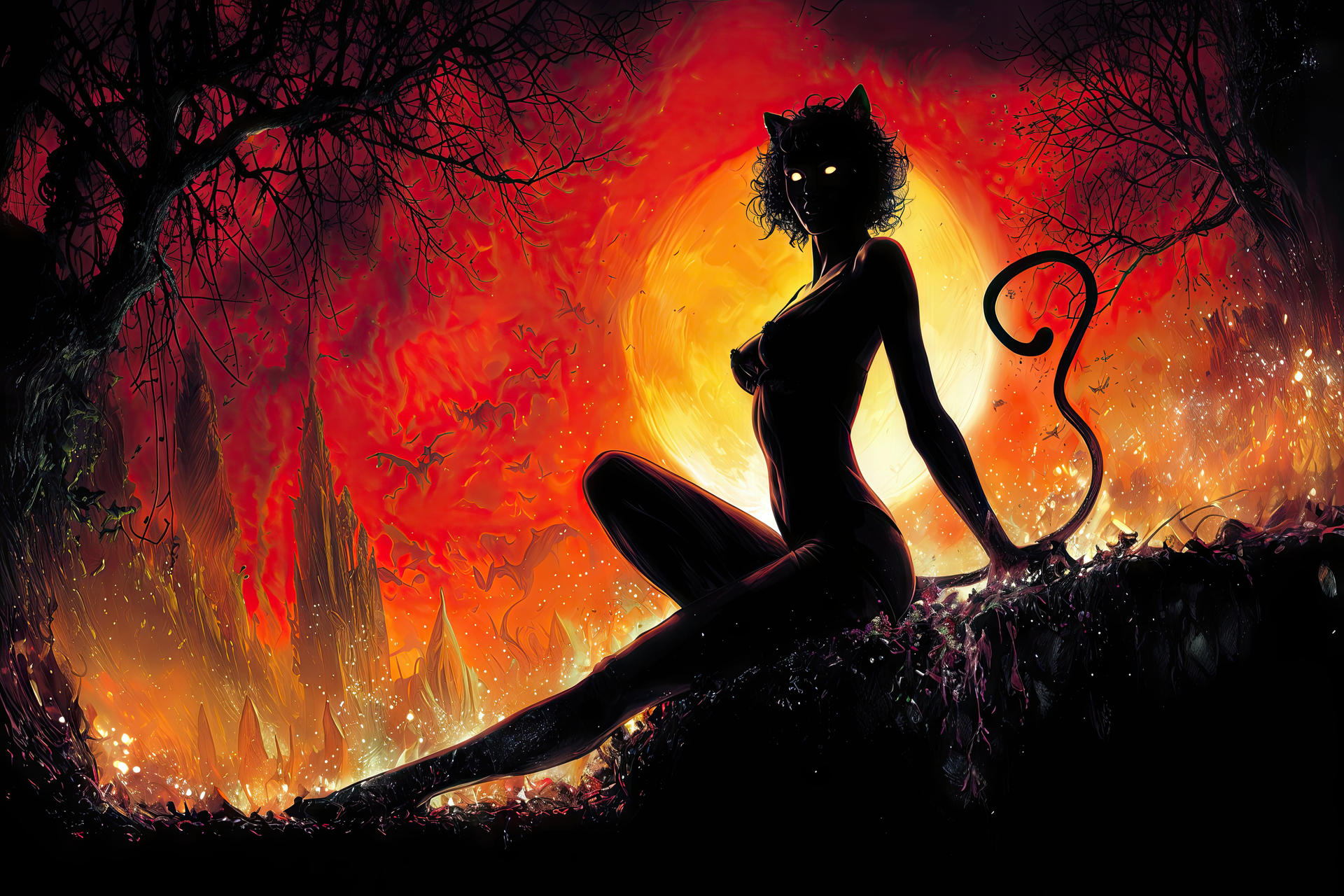 Panthera Nocturna Halloween Catwoman Vibes
