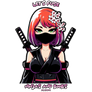 Ninjas and Boobs for Science Redhead Bob Kunoichi