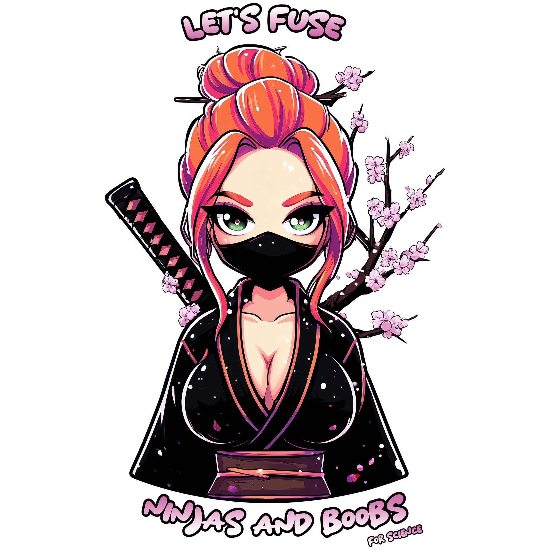 Ninjas and Boobs for Science Redhead Kunoichi Kawa